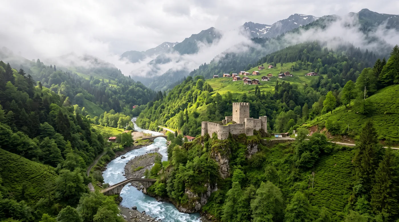 Ayder Yaylası ve Gelintülü Şelalesi