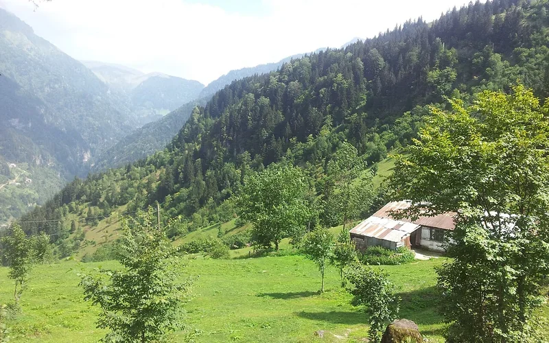 Bayburt Kalesi ve Çoruh Nehri Kıyısı
