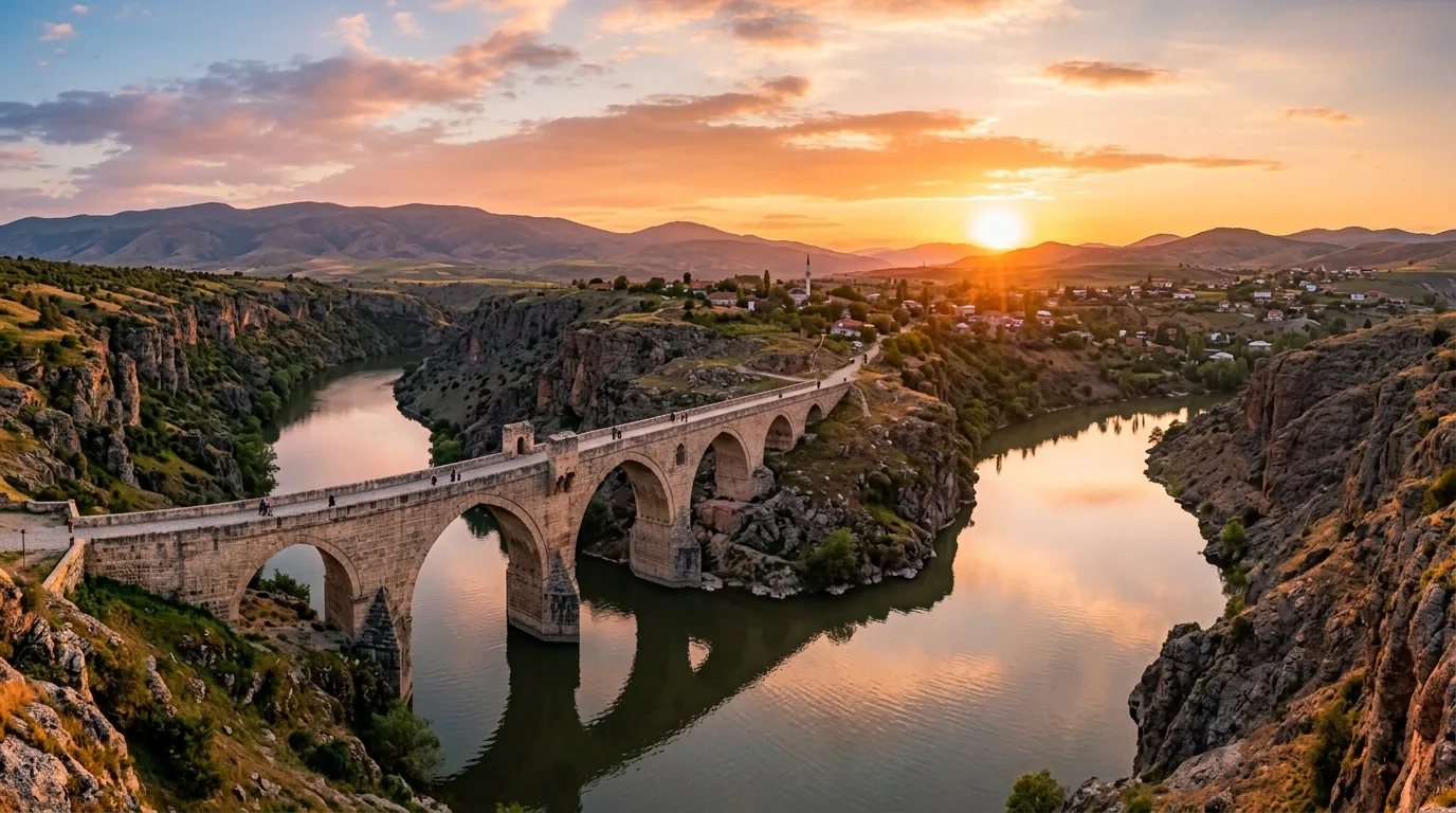 Tarihi Çeşnigir Köprüsü ve Kanyonu
