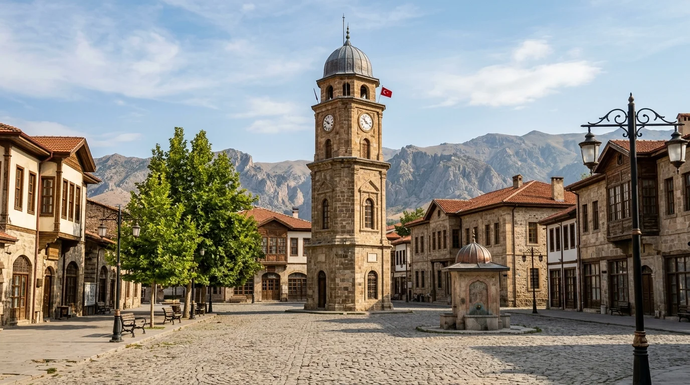 Erzincan Saat Kulesi ve Şehir Meydanı