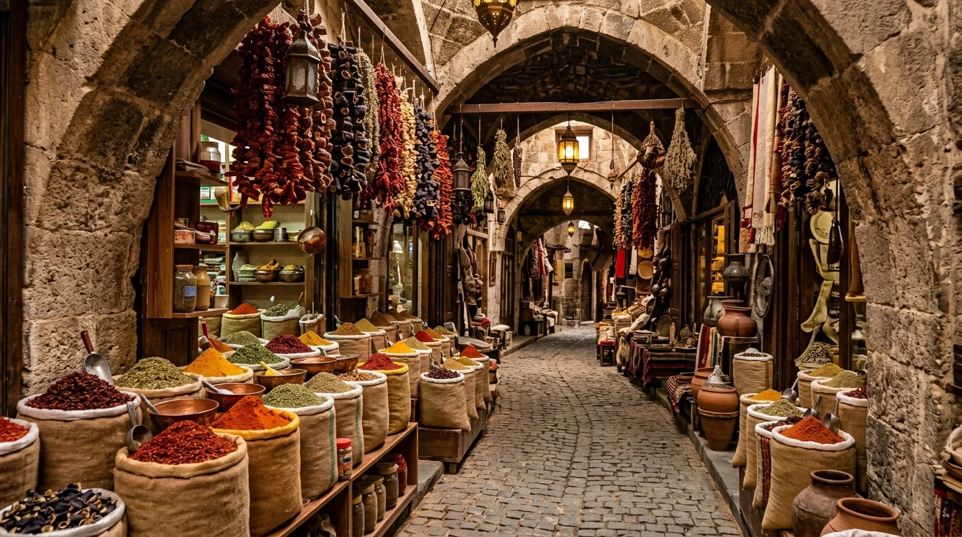 Almacı Pazarı ve Baharatçılar Çarşısı